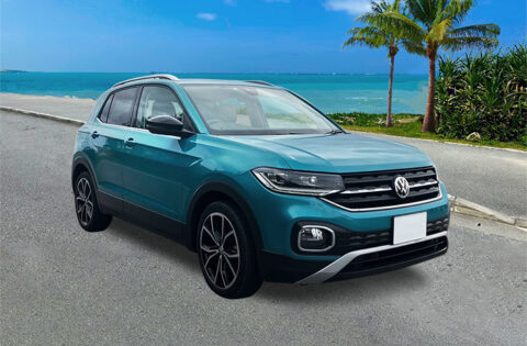 ☆空港から約15分！☆那覇・豊見城市内無料送迎付！☆VW　T-クロス　マケナターコイズメタリック