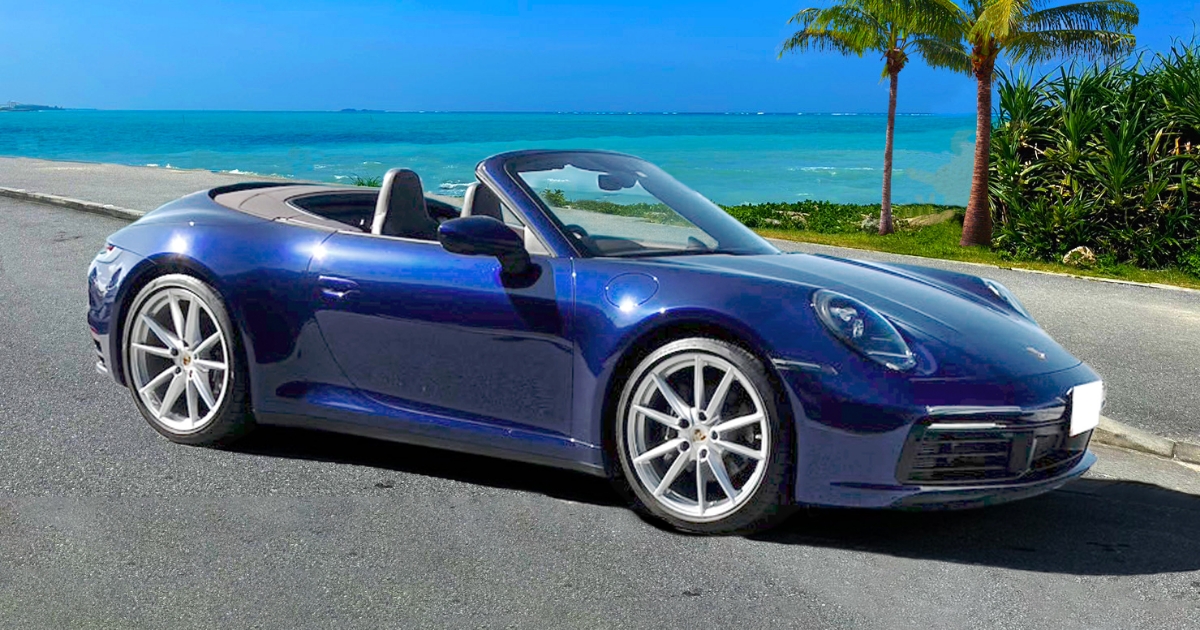 ☆OKIREN特別価格！！！☆那覇・豊見城市内無料送迎付き！☆ポルシェ911コンバーチブル