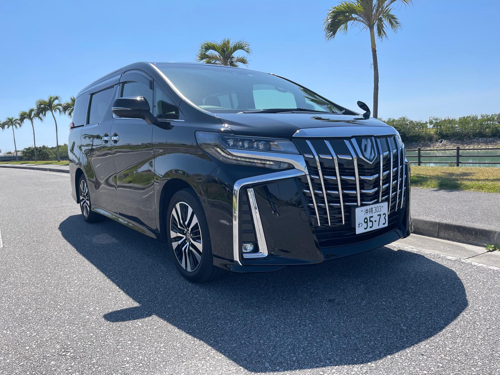 【無料送迎付き】新車５年以内　沖縄旅行を快適に！アルファードSC　最大７人乗り　後席モニター装備
