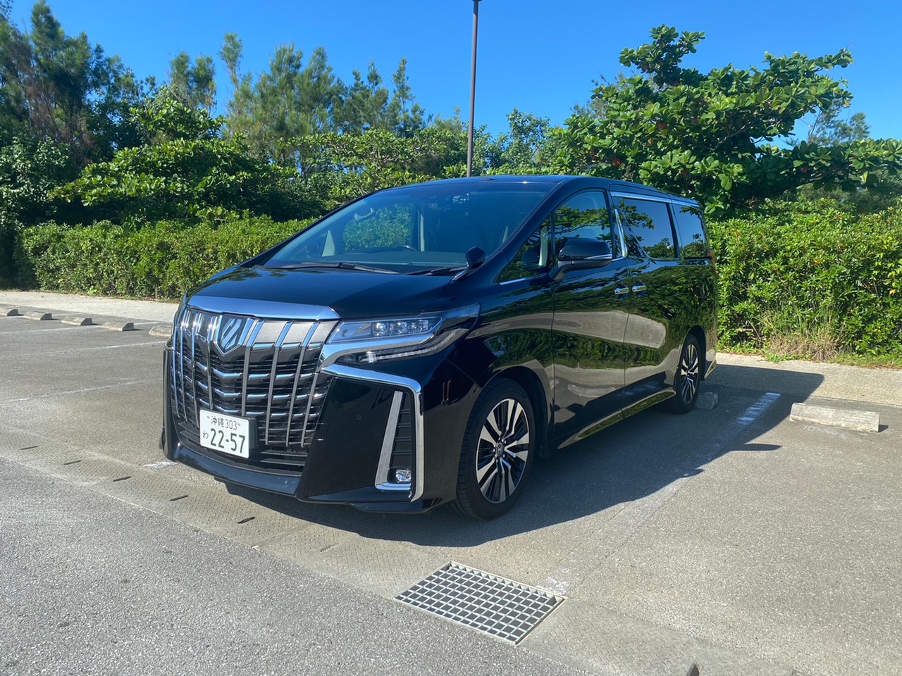 アルファード30後期黒　7人乗り　安心な免責補償込み！　1000円交通費キャッシュバック（空港から）