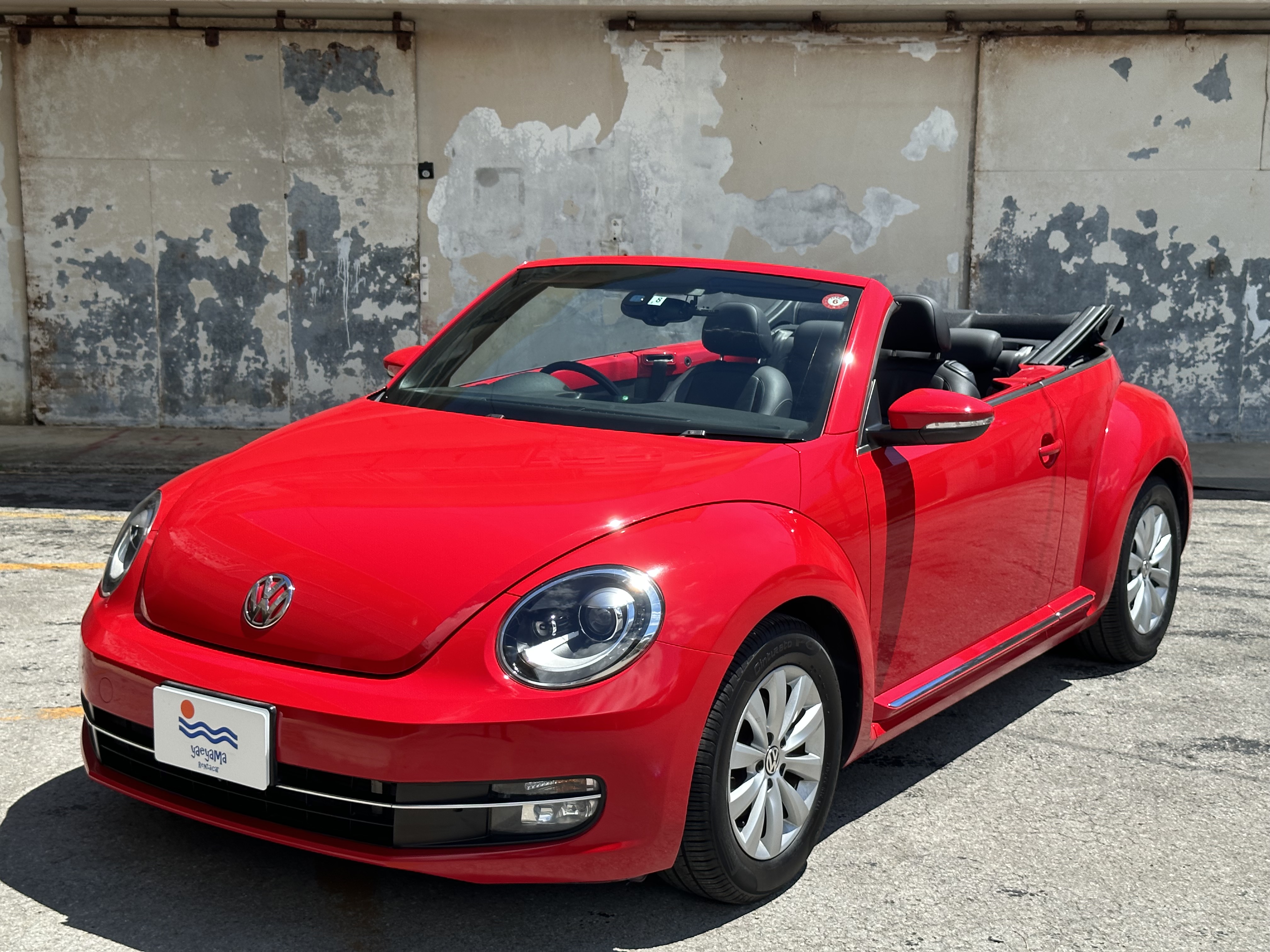 【石垣島・レンタカー】オープンタイプ自動車-ＶＷビートルカブリオレ-無料送迎付き