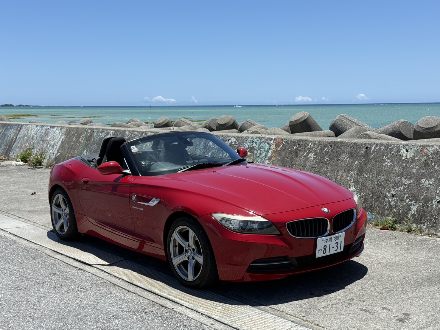 BMW Z4　オープンカー　2人乗り　2泊目以降は５０％OFF！　連泊で更にお得！